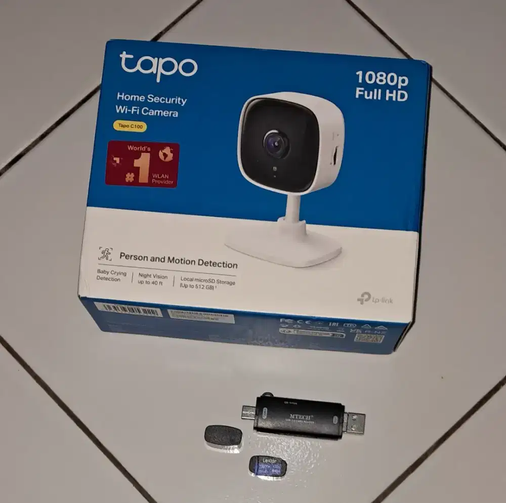 Cctv wireless tplink c100 + otg cardreader mtech