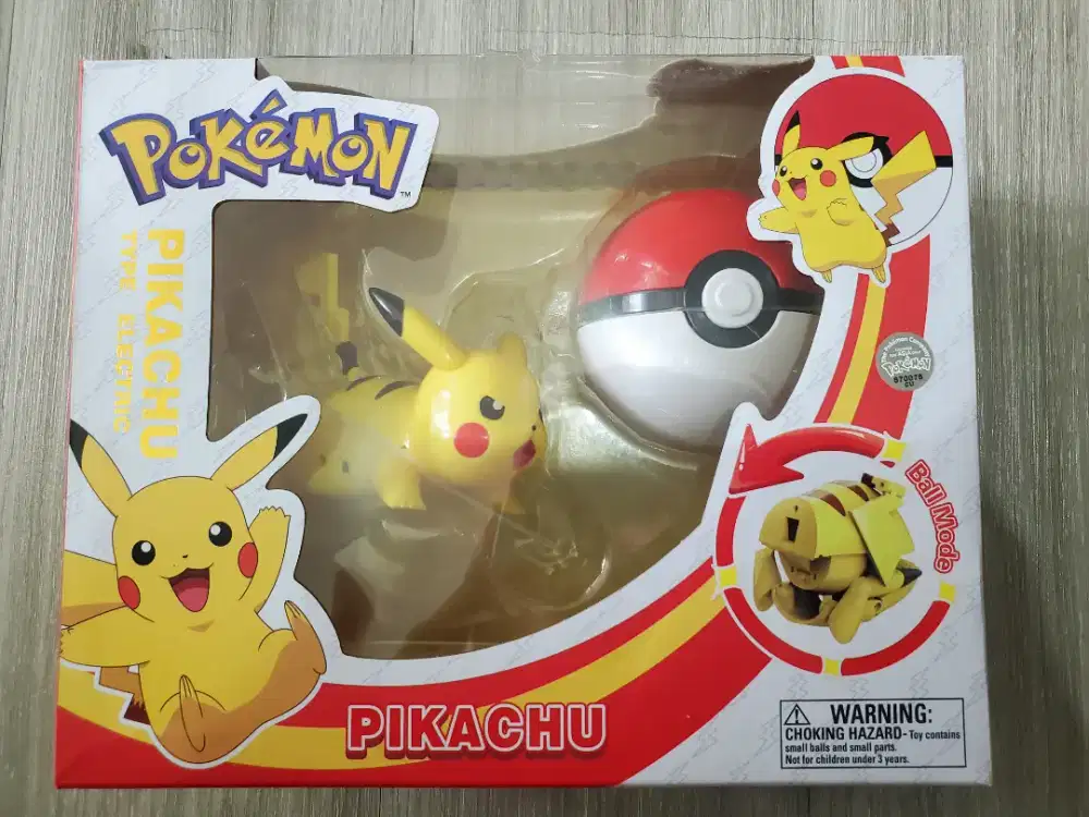 Pokemon Ball Pikachu Type Electric Action Figure