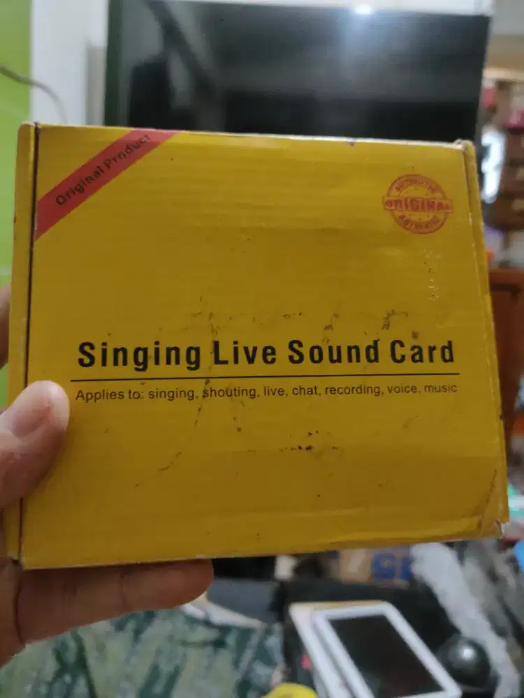 Singing live sound card