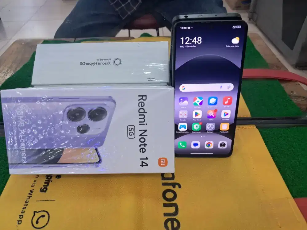Redmi Note 14 5G Ram 12/512 GB lengkap no minus