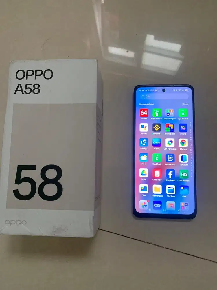 Oppo A 58 memory 128gb