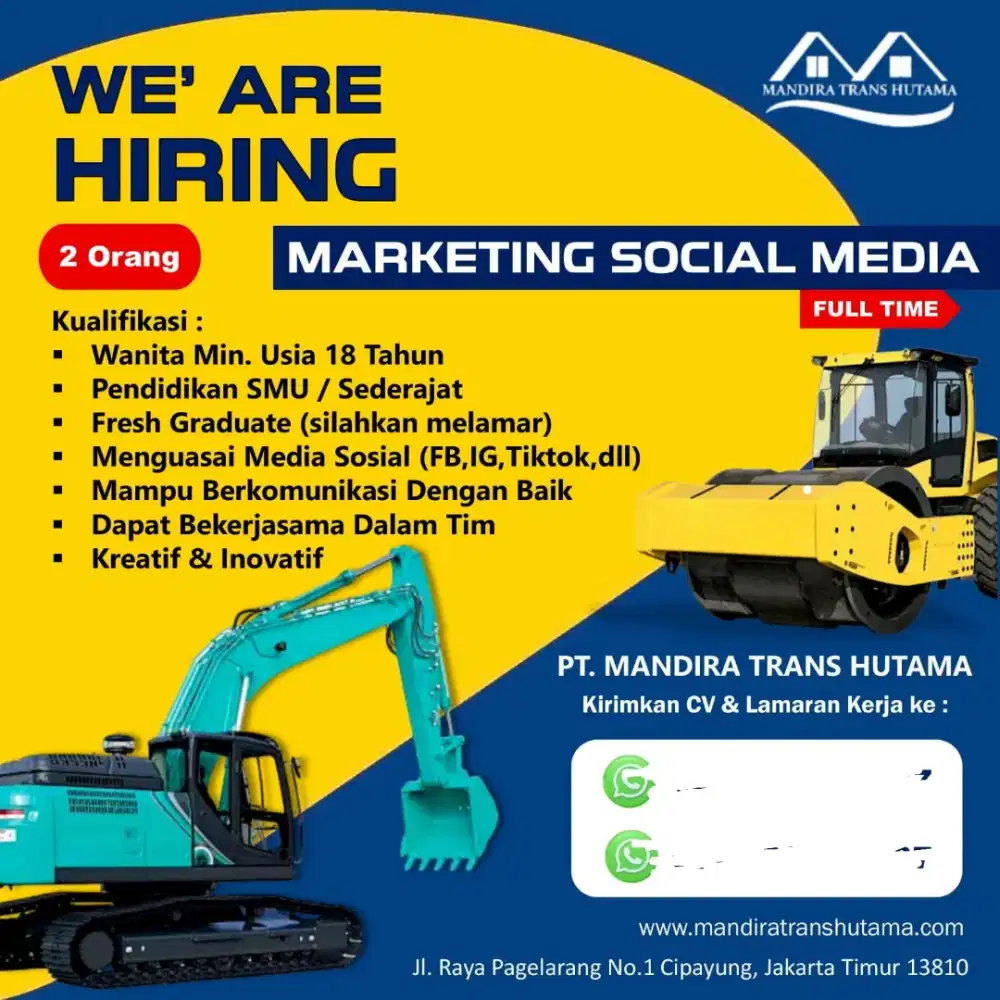 Dibutuhkan marketing