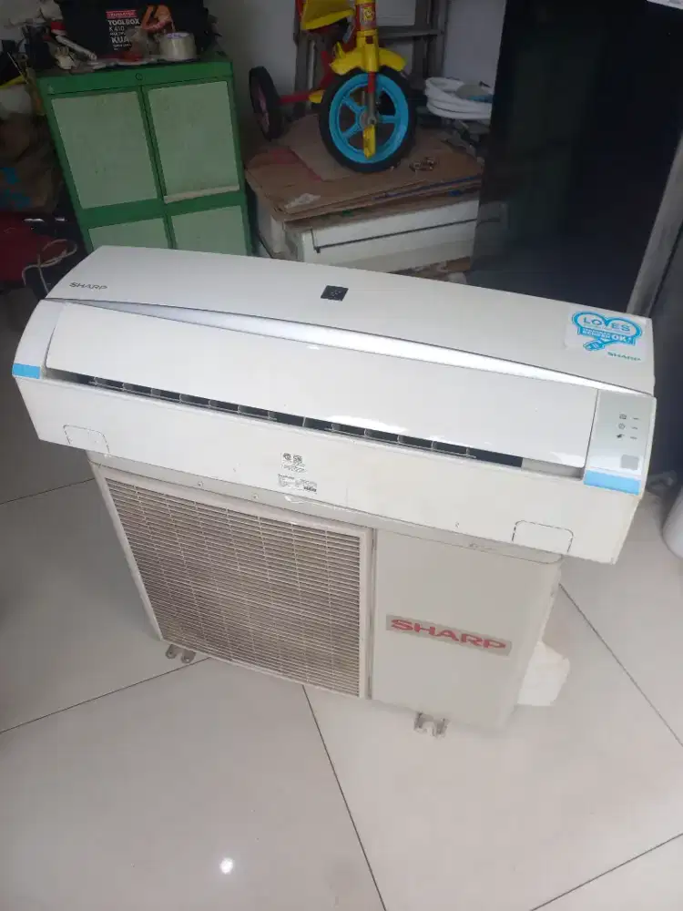 Jual ac 1/2 pk sharp lowwat 330 wat ful ori smua