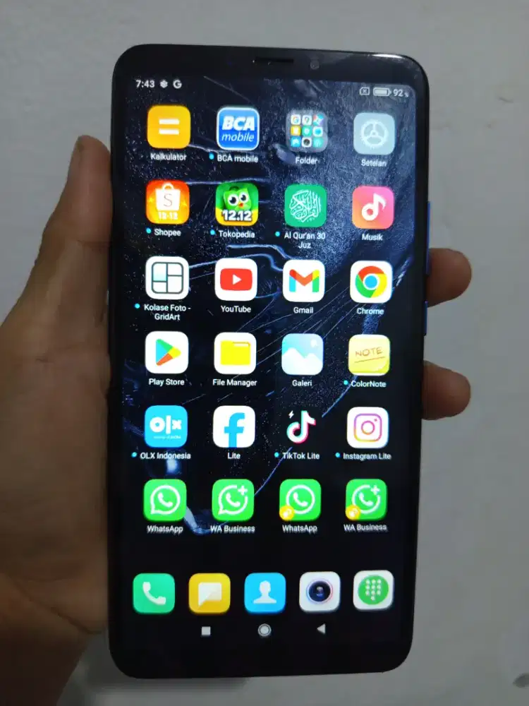 Redmi Mi Max 3 layar 6,9 inch Ram 6/138 lcd ori mulus