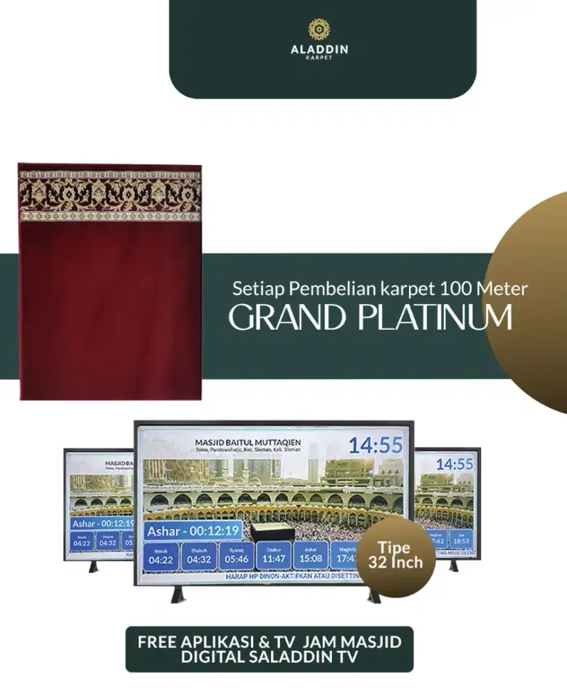 Karpet masjid empuk purwakarta