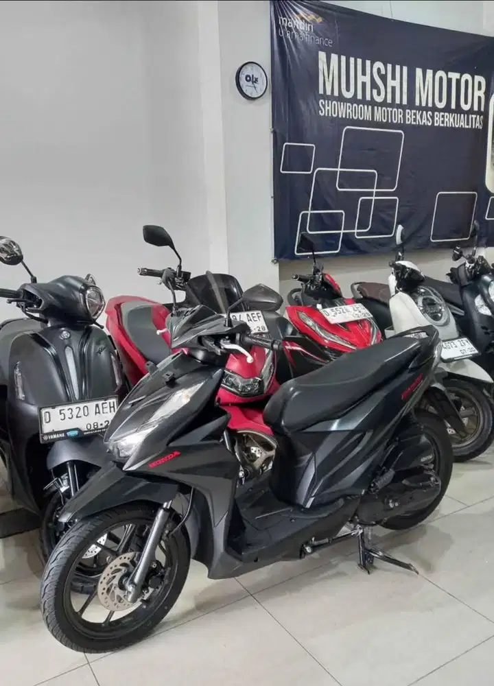 BEAT DELUXE CBS ISS 2024, SEPERTI BARU, MUHSHI MOTOR