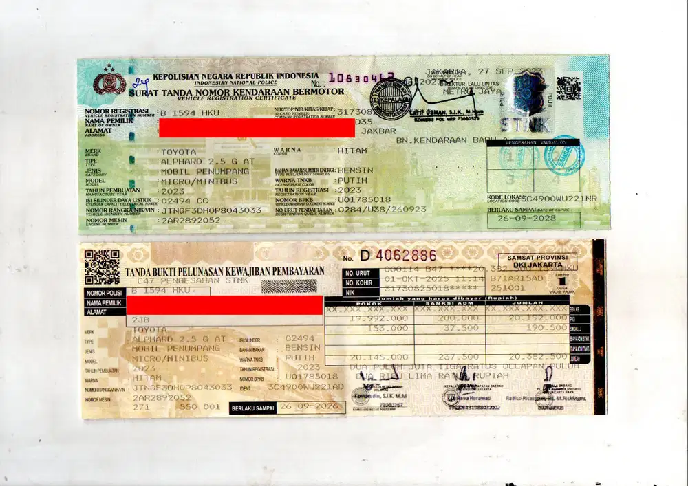 TAX=SEPT-26 Km=12k Bunga=4% Toyota Alphard G ATPM 2023 ALPHARD G 2023