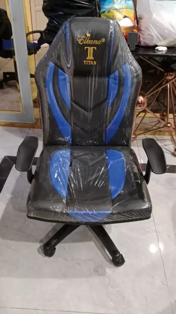 Kursi kantor/kursi gamer lengkap fitur bisa diturunkan/dibelakangkan