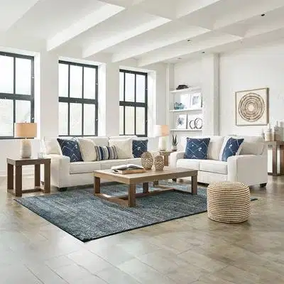 Sofa Ashley Fabric & Kulit Recliner, Sectional 1+2+3 Seater