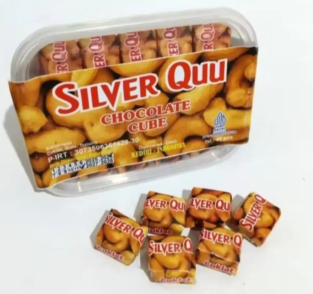 Coklat mini silverquu coklat kubus mini isi 20 pcs - Baru