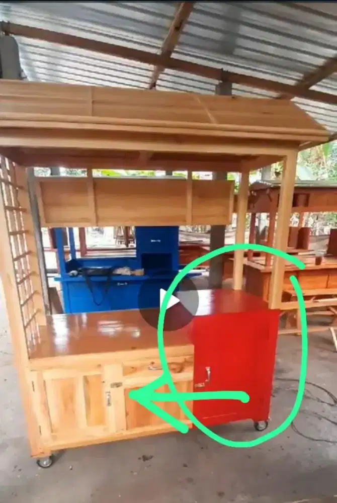 Jual Gerobak Bekas Jualan Dimsum