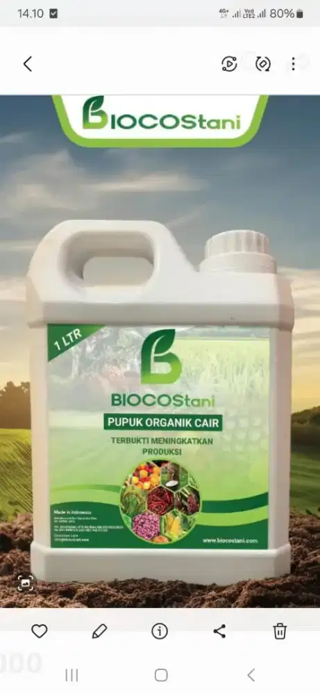 Pupuk organik cair 1ltr