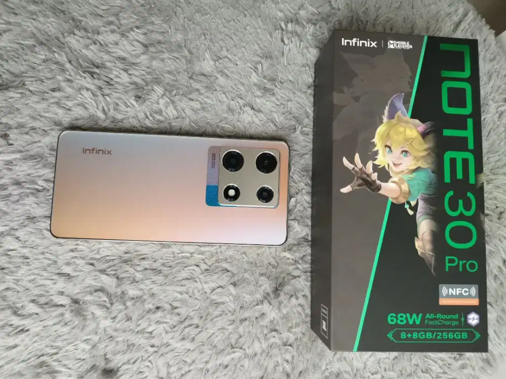 HP HANDPHONE INFINIX NOTE 30 PRO 8/256 FULLSET MULPIS NEGO