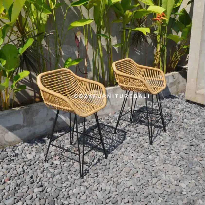 BAR CHAIR - KURSI BAR - RATTAN CHAIR - KURSI TINGGI