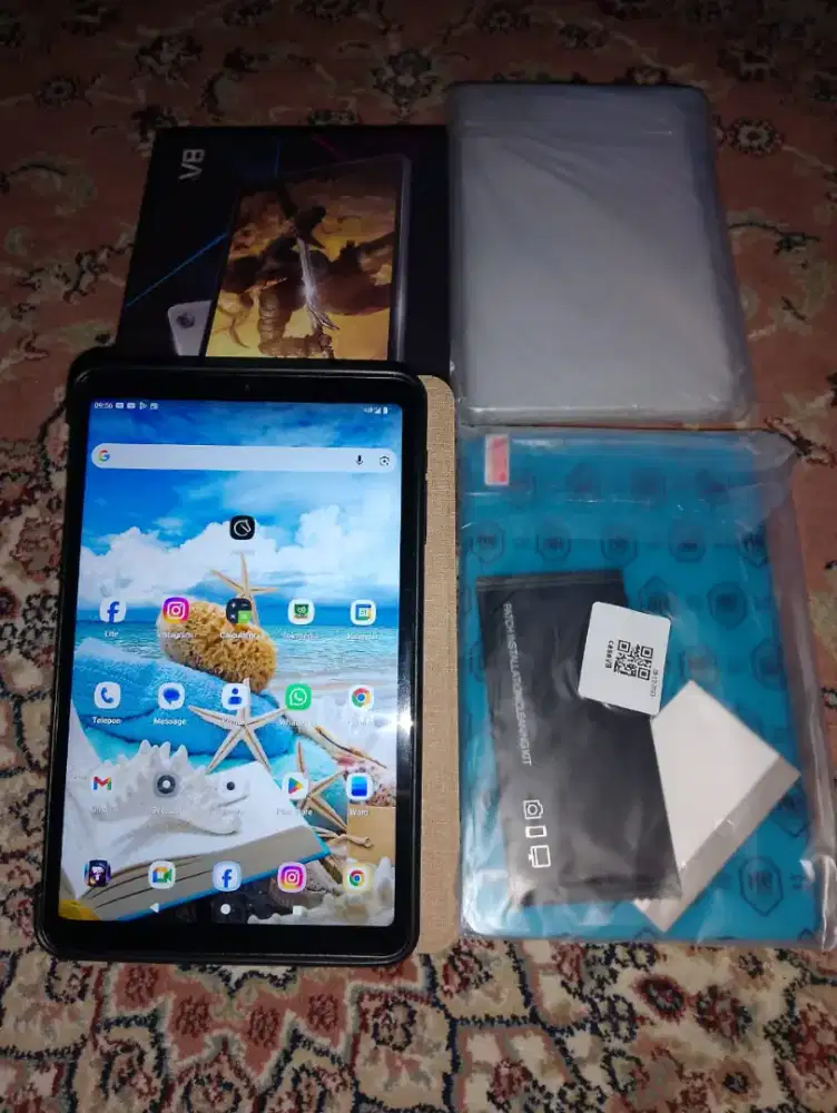 ADVAN TAB V8 G99 mediatek Helio (8+8GB/128GB) 8.4inch garansi 10 bulan