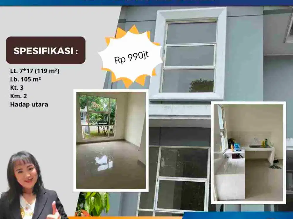 Rumah Dijual Cluster Bahana 119 Suvarna Sutera Lavon Cikupa Tangerang