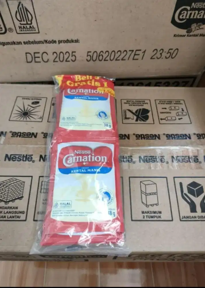 Susu kental manis 1 sachet isi 6 carnation