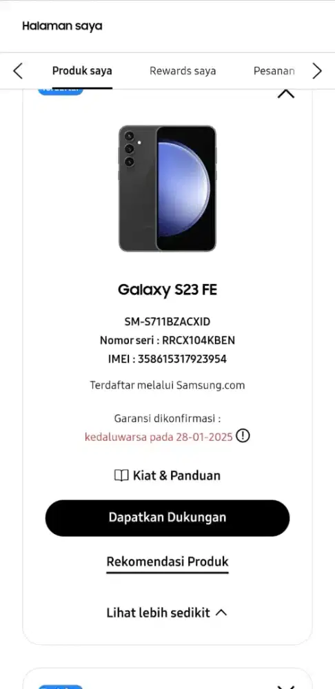 Jual Samsung S23 FE 256gb MAKNYUS