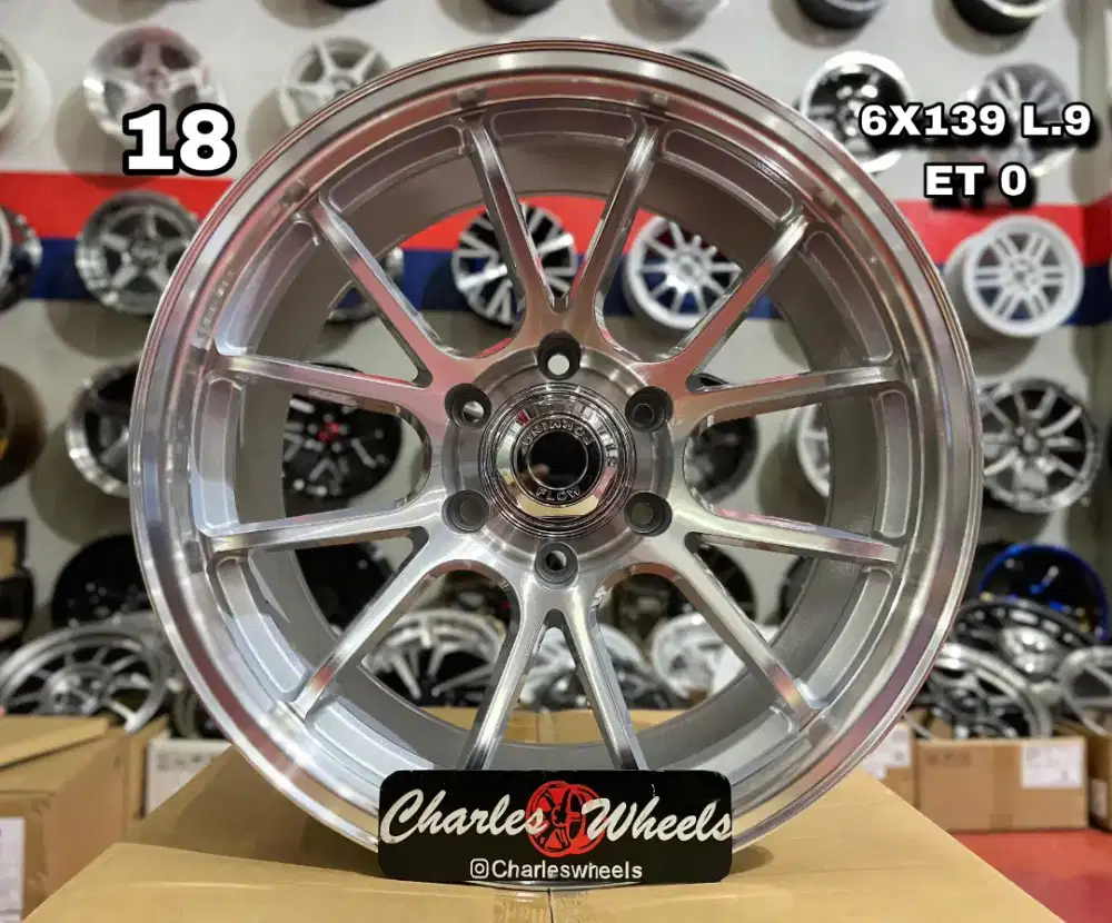 VELG VENOM NF R18 SILVER POLISH