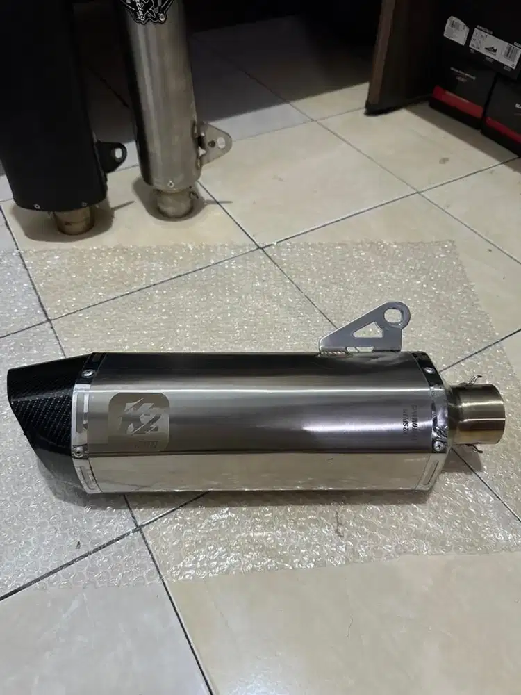 Knalpot K2 Speed inlet 50mm tabung 30cm