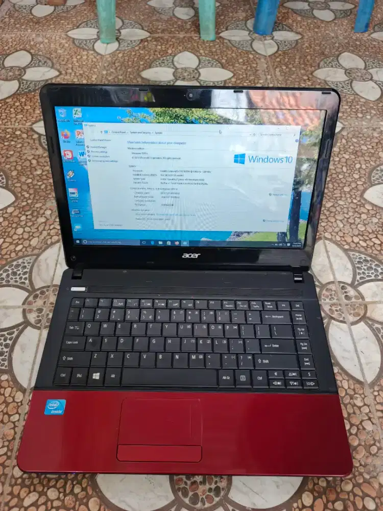 Laptop Acer Ram 10gb windows 10 layar 14 inch siap pake (bs nego)