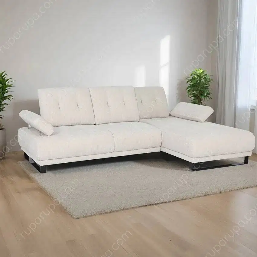 Sofa Ferrara Fabric & Kulit 1+2+3 Seater