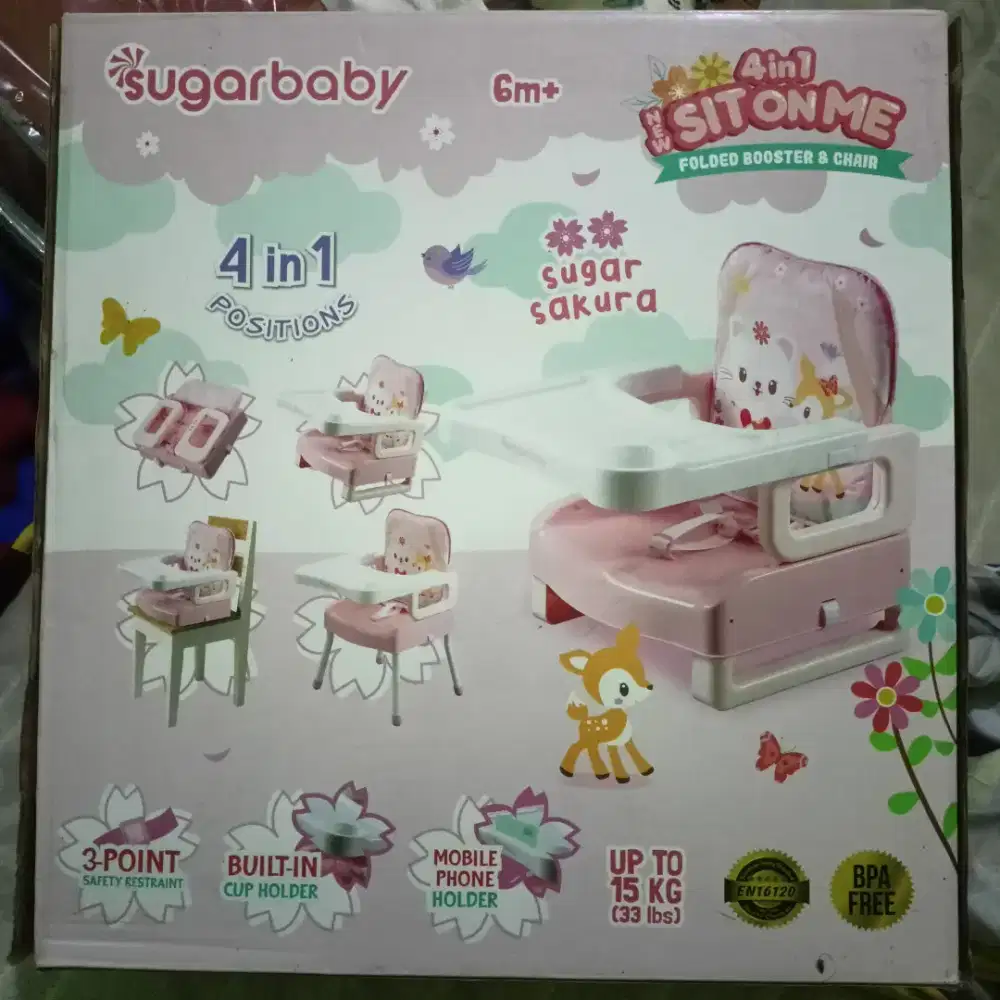 baby chair (folded booster n chair)
