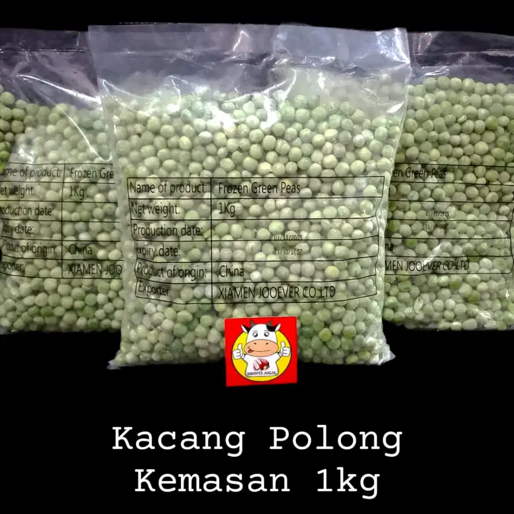 Kacang polong kemasan 1kg - Brontz Jogja