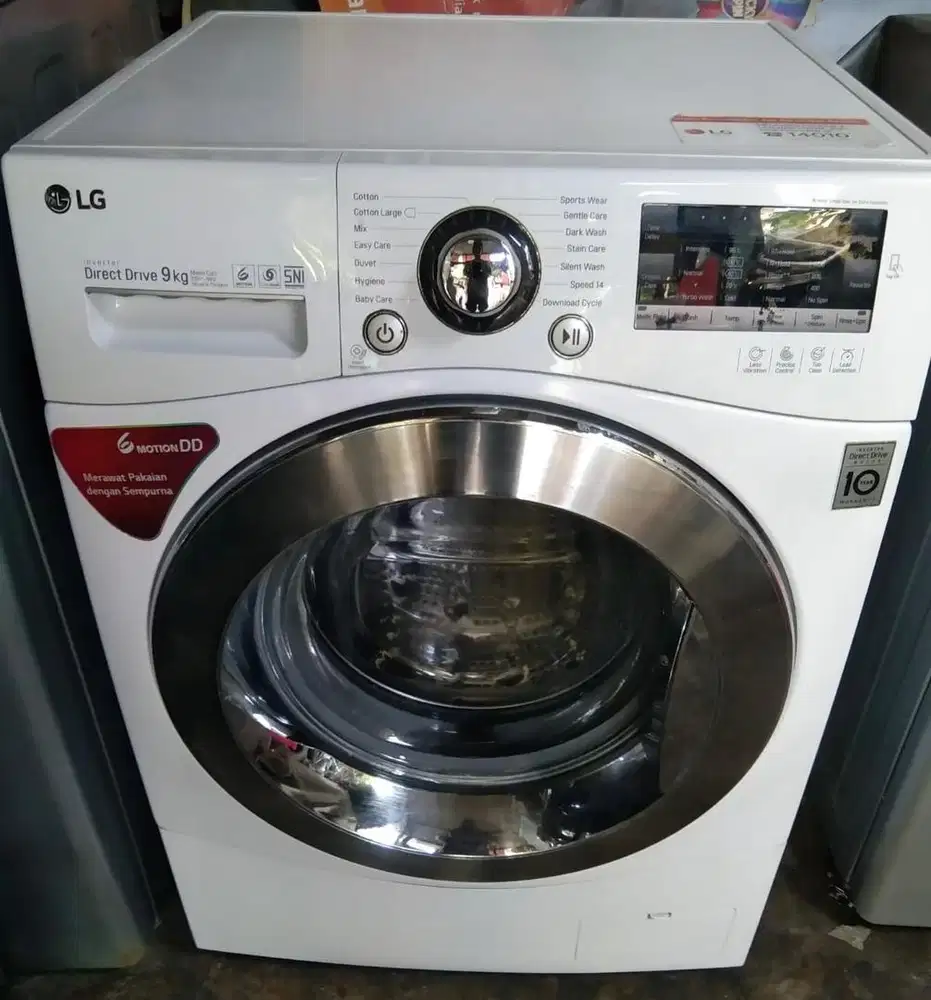 LG Smart Inverter 9Kg Mesin Cuci Front Loading