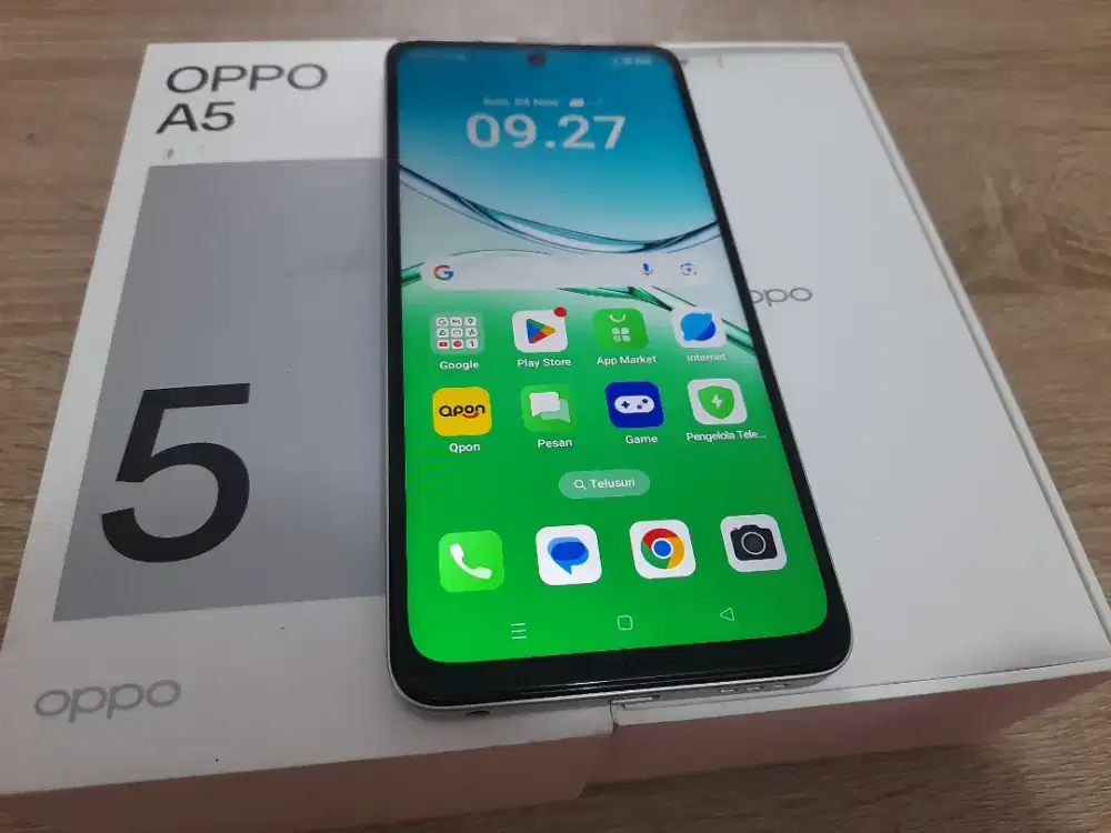 Oppo A5-Finger.4G.ram 8GB/128GB.GOLDEN PONSEL
