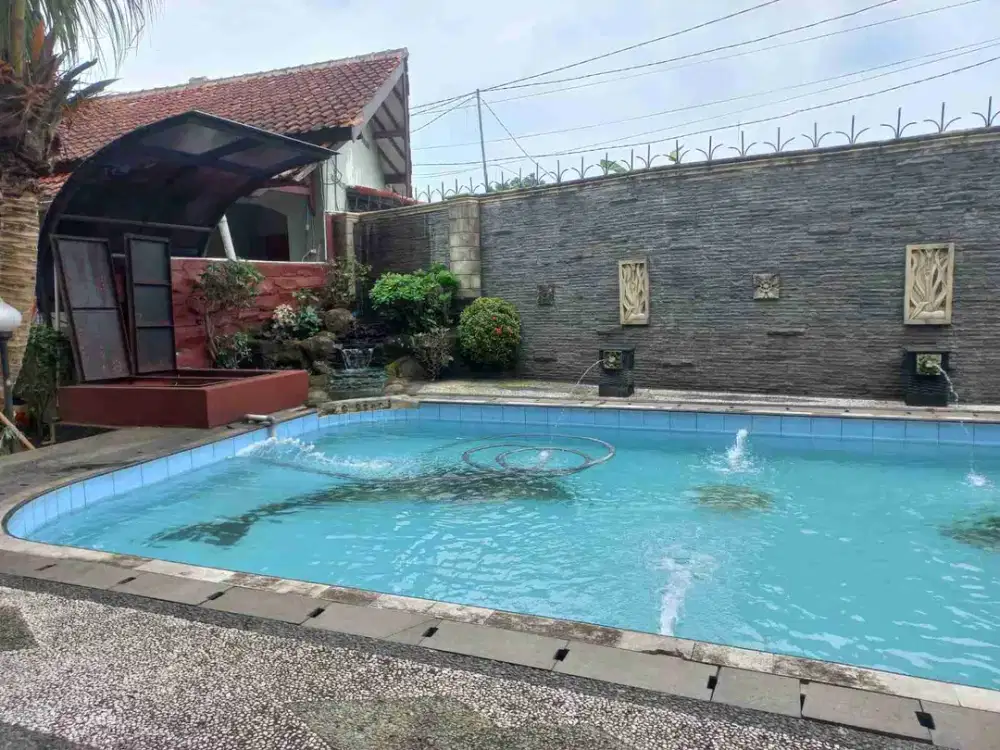 vila ciapus cimanglid gang damai sejuk view gunung salak