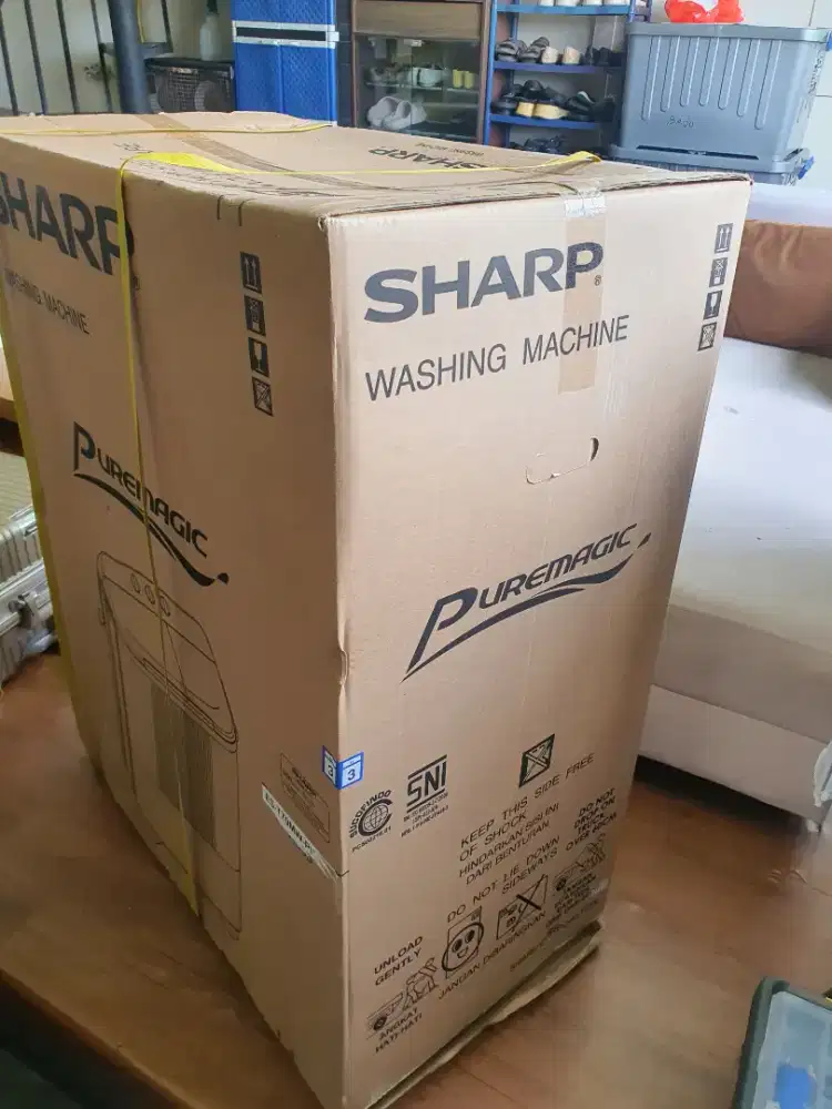 Mesin cuci sharp 2 tabung