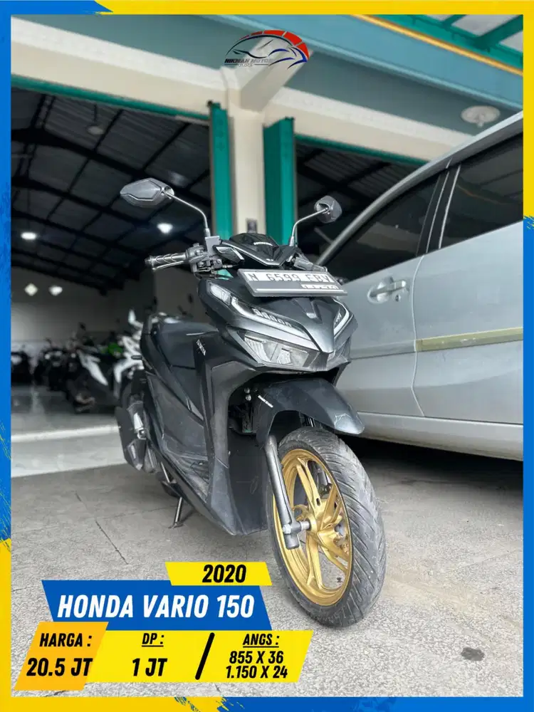 HONDA VARIO 150 2020 BEKAS RASA BARU BOSSKU HIKMAH MOTOR KEPUH MALANG