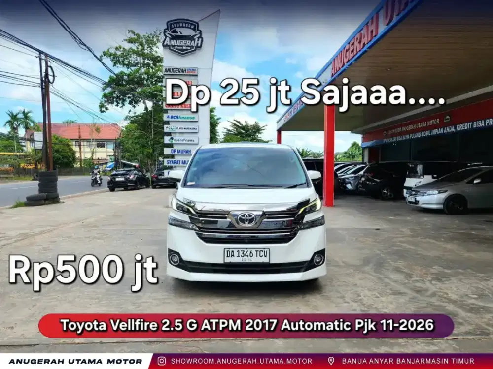 Dp25jt Vellfire 2.5 G 2017 Automatic Pjk11-2026