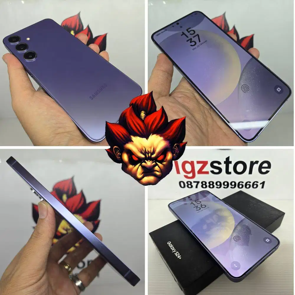 Samsung S24 Plus 12/256 Cobalt Violet SEIN Mulus No Minus FULLSET