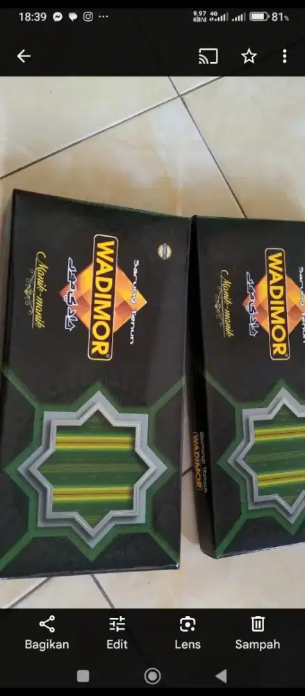 Dua sarung merek wadimor masih baru