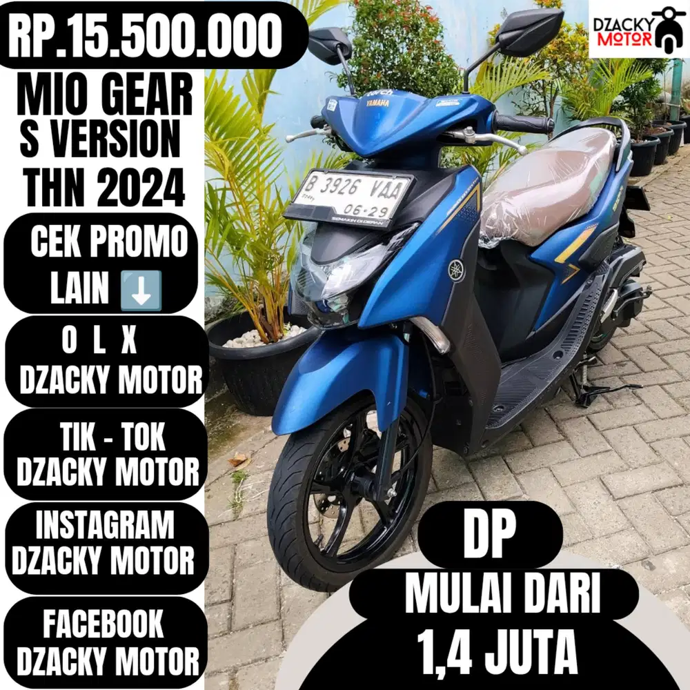 MIO GEAR 125 S VERSION THN 2024 SECOND LIKE NEW