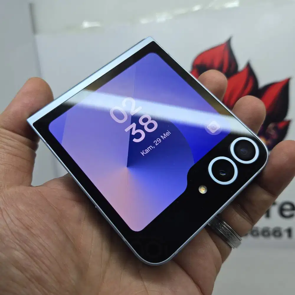 SUPER MULUS 99% Samsung Z Flip 6 Blue 256/512 SEIN Fullset