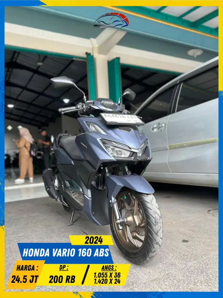 HONDA VARIO 160 ABS 2024 PLAT AG READY HIKMAH MOTOR KEPUH MALANG