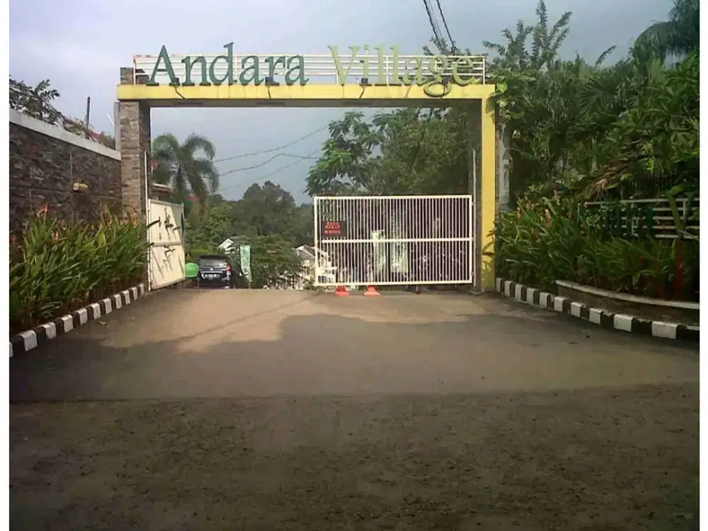 Dijual kavling tanah selangkah ke Jakarta, dalam komplek (hoek), 250m2 /500m2, akses lebar, sekilo dari pintu tol Andara