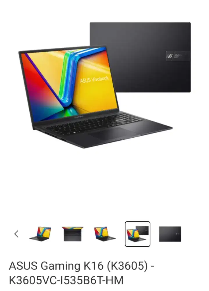 ASUS VIVOBOOK 16X K3605VC NEW GARANSI RESMI