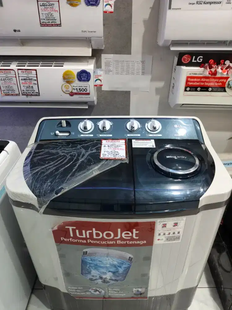 Mesin cuci 2 tabung cicilan 200rb an syarat KTP