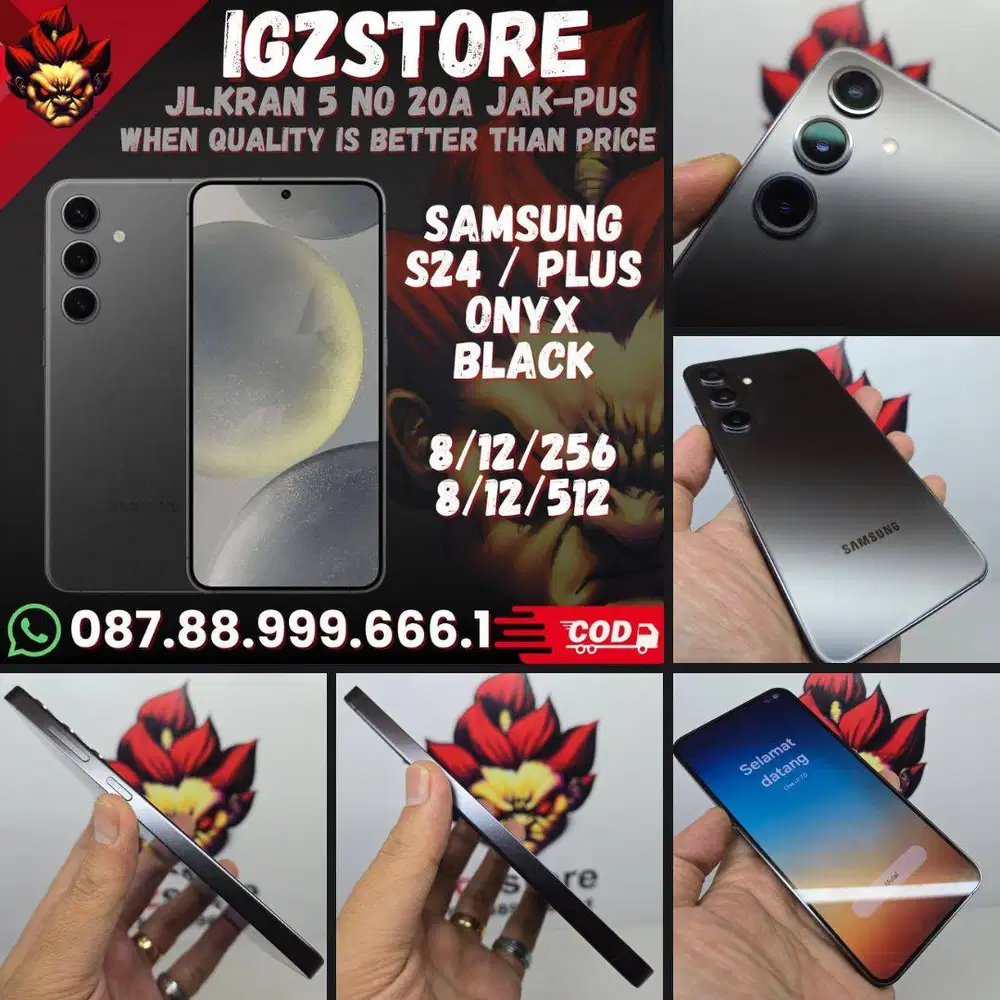 Samsung S24 / Plus 8/12 256/512gb SEIN Fullset Super Mulus No Minus