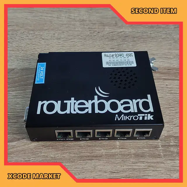 Mikrotik Routerboard Router RB450G Second Bekas Normal Segel