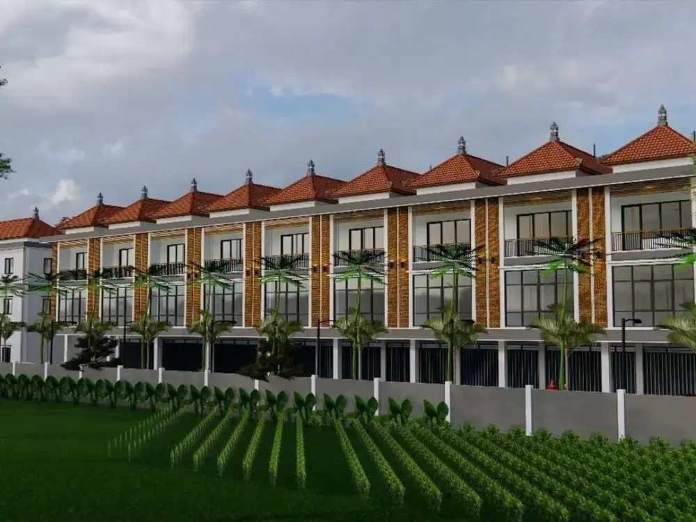 Ruko Baru 3 Lantai Hadap Selatan Disewakan, Denpasar Barat area