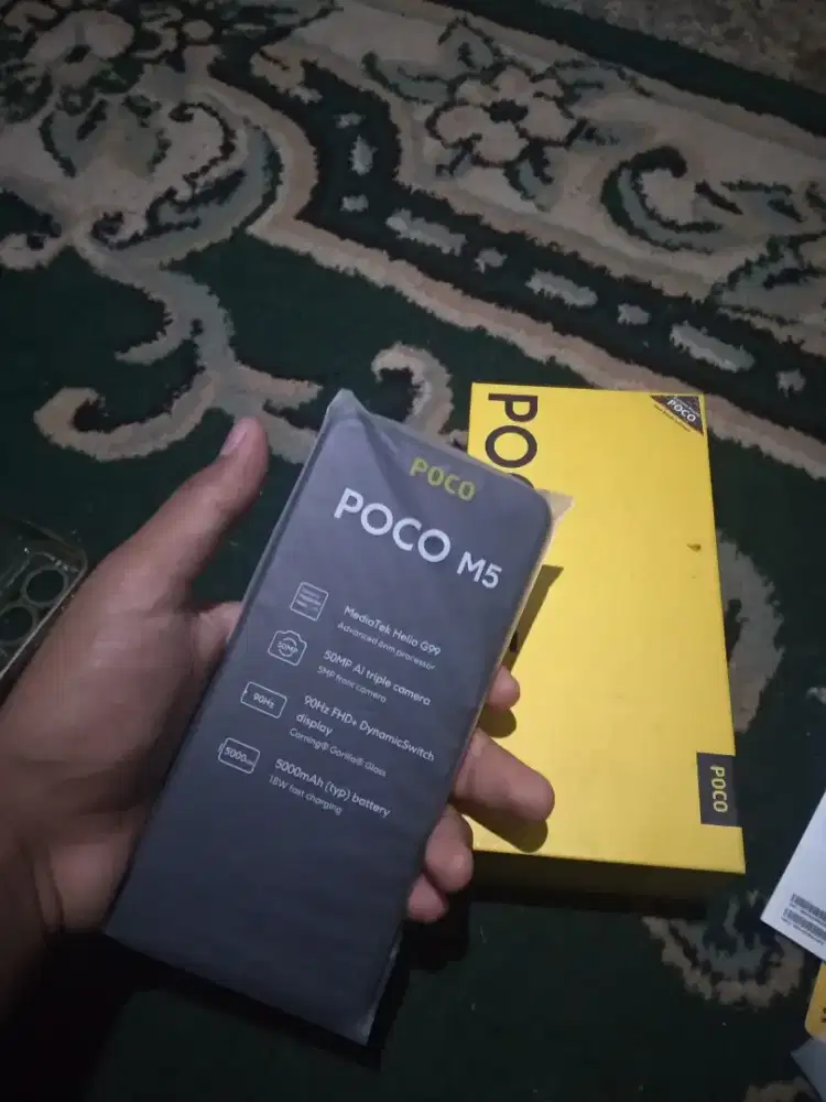 Poco m5 Pemakaian 1 setengah tahun fulset anti batangan