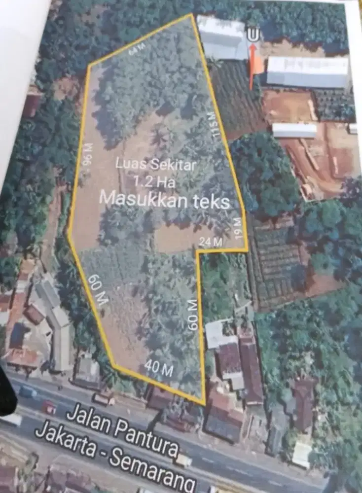 BU. Dijual Murah Tanah Untuk Gudang / Industri