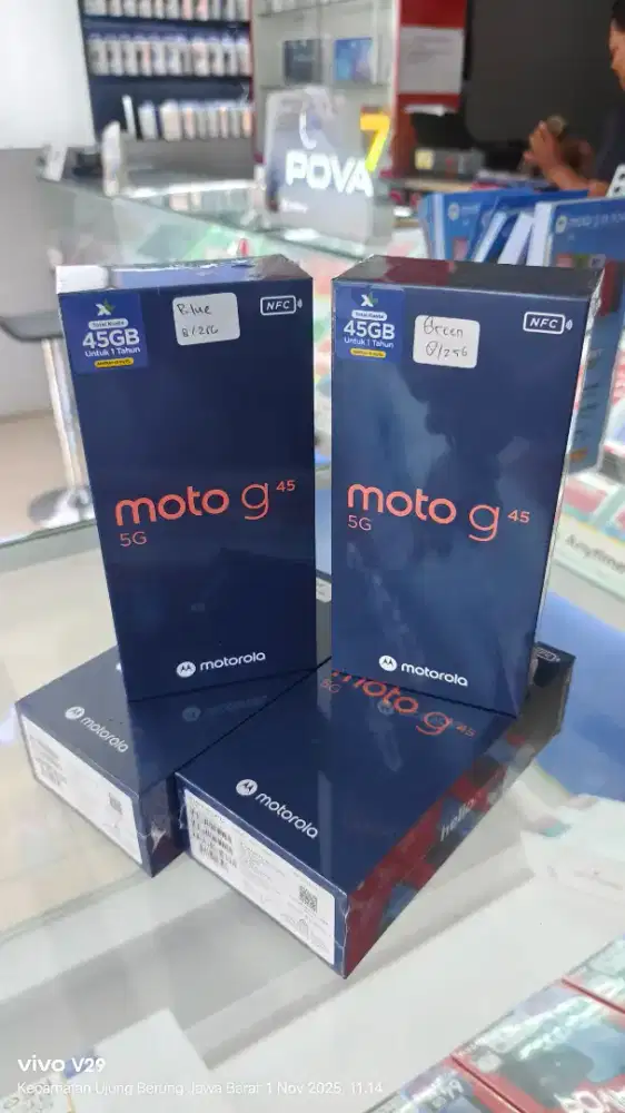 Motorola G45 5G 8+8/256gb gaming baru spesial promo