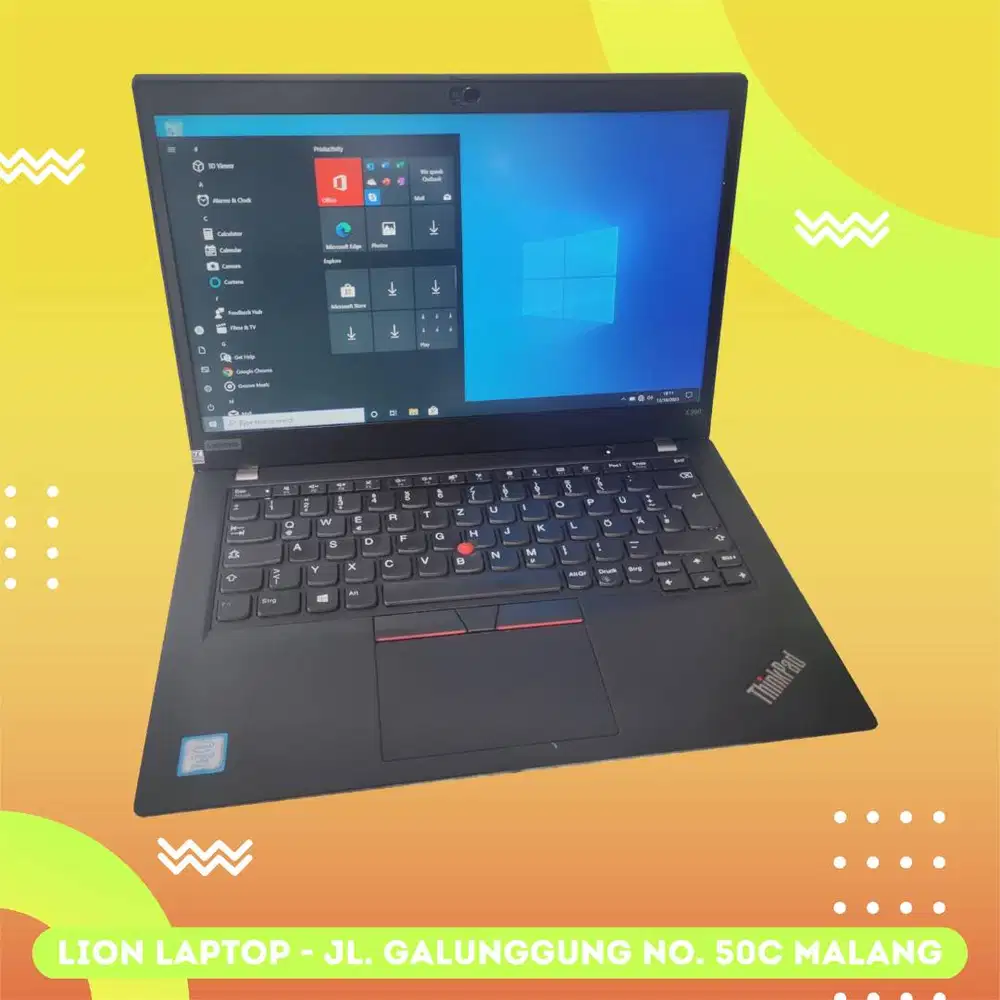 RAM 16GB SSD 256GB Core i5 Gen 8 Slim Lenovo Thinkpad X390 [17|12]