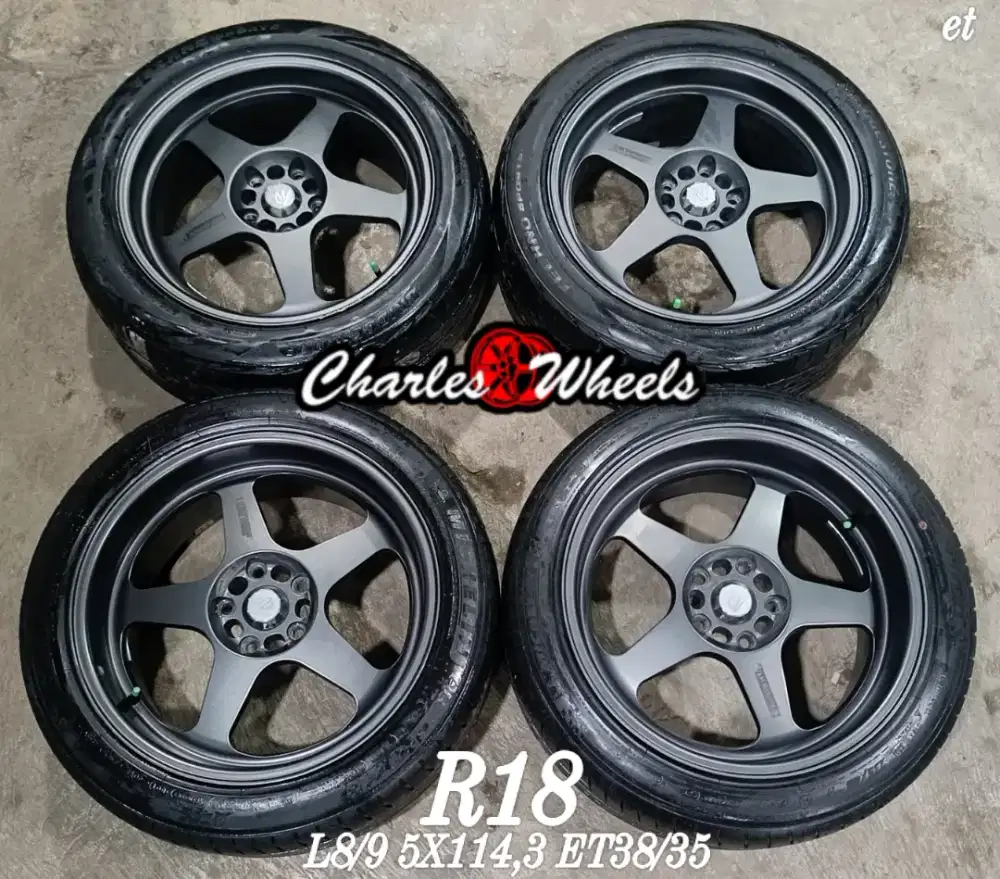 VELG SPOON EVO R18 GUNMETAL